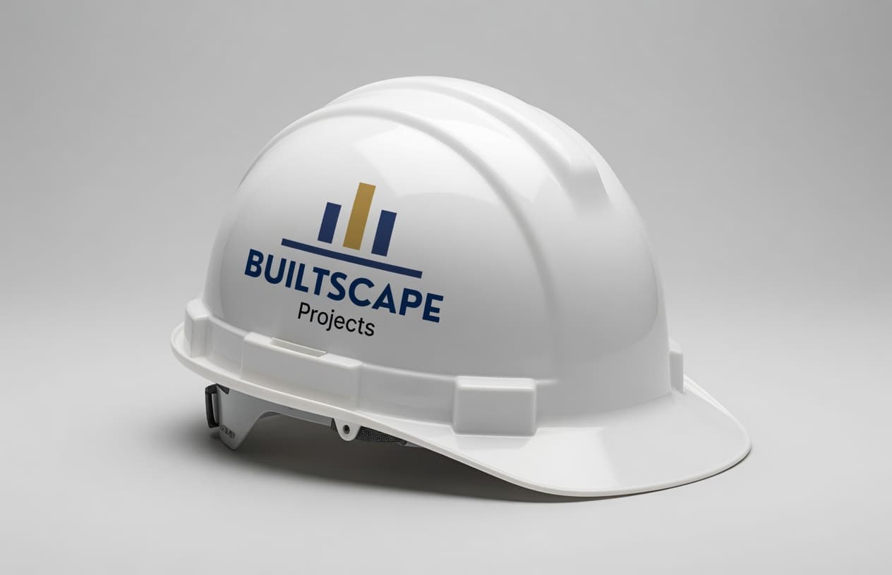 Builtscape branded hard hat